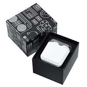 Additional Image 1 - a black box with a white object in it