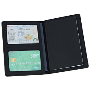 Additional Image 1 - a black folder with a couple of cards