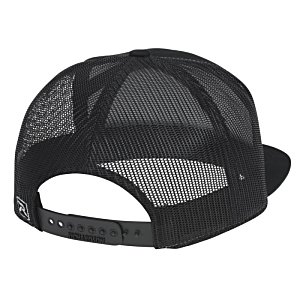 Additional Image 1 - a black hat with a mesh back
