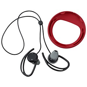 Additional Image 3 - a pair of black earphones