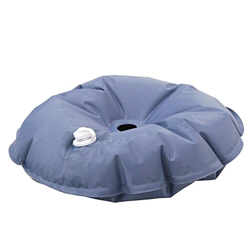 Additional Image 1 - a round blue pillow with a hole in it