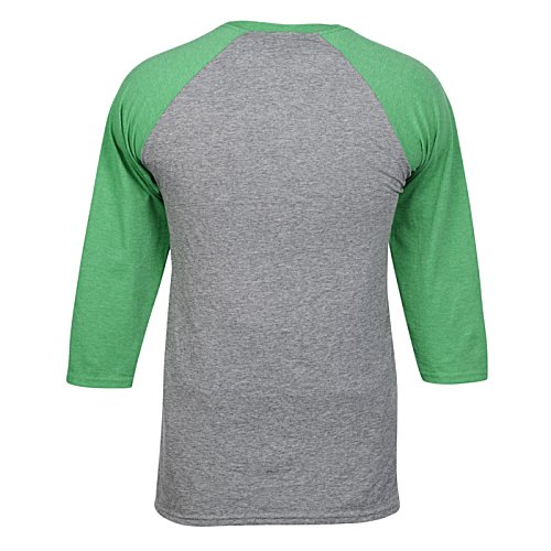 Jerzees Dri-Power Tri-Blend Baseball T-Shirt Image 2 of 2