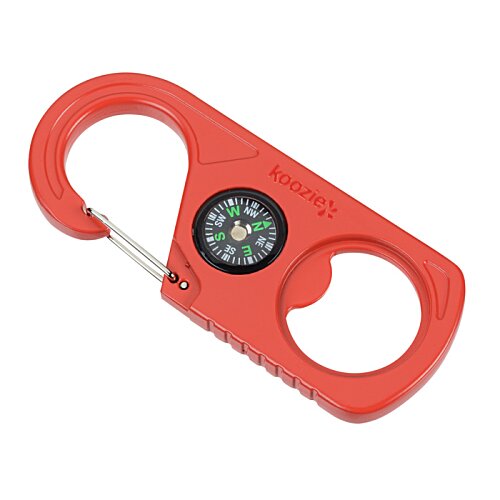 Koozie® 2-in-1 Carabiner Bottle Opener Image 1 of 3