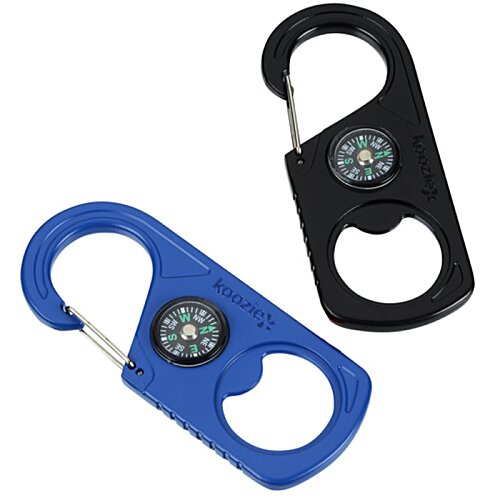 Koozie® 2-in-1 Carabiner Bottle Opener Image 3 of 3