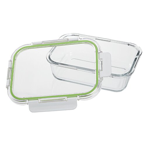 Glass Food Storage with Lid - Square Image 1 of 2