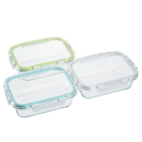 Glass Food Storage with Lid - Square Image 2 of 2