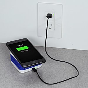 Additional Image 4 - a cell phone charging on a charger