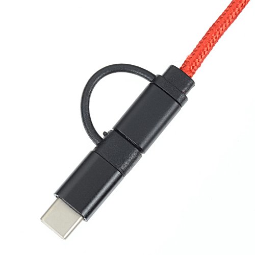 Braided 10' Duo Charging Cable Image 3 of 6