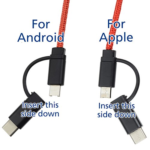 Braided 10' Duo Charging Cable Image 4 of 6