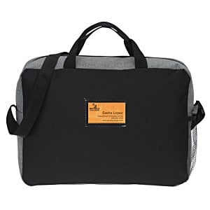 Additional Image 2 - a black bag with a yellow label