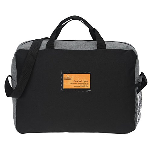 Additional Image 2 - a black bag with a yellow label