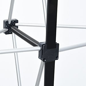 Additional Image 8 - a black metal structure with white lines