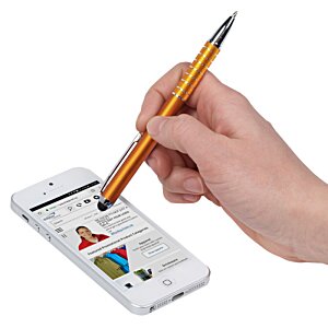Additional Image 2 - a hand holding a pen and touching a cellphone