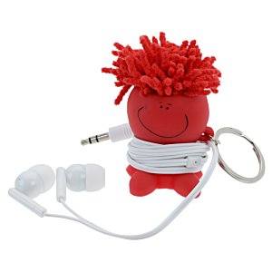 Additional Image 1 - a red doll with a cord attached to it