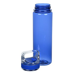 Additional Image 1 - a blue bottle and a glass