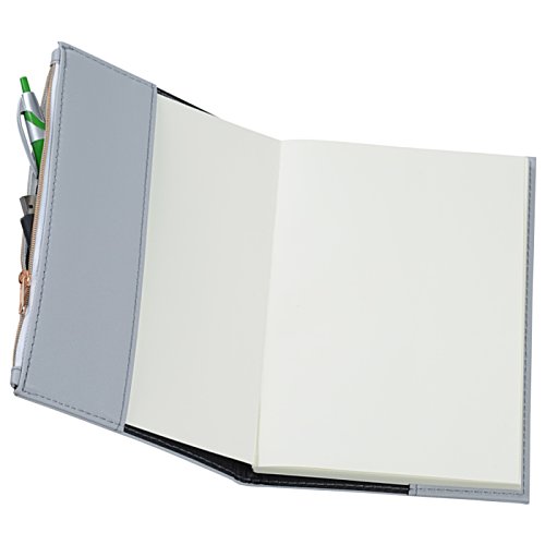 Zip Front Pocket Bound Notebook-Closeout Image 3 of 4