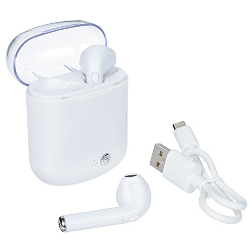 Additional Image 1 - a white earbuds and a case