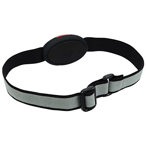 Additional Image 2 - a black headband with a black tag