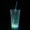 View Image 4 of 8 of Cracked Ice Light-Up Tumbler with Straw - 16 oz.