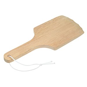 Additional Image 1 - a wooden paddle with string