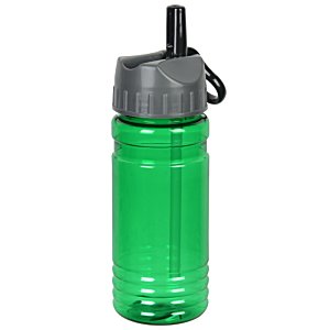 Additional Image 4 - a green water bottle with a grey lid