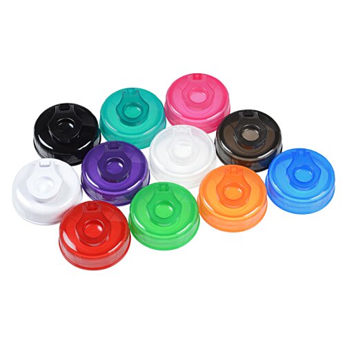 Additional Image 5 - a group of colorful plastic caps