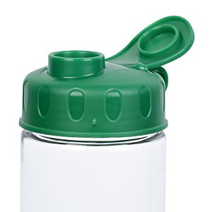 Additional Image 1 - a green plastic shaker with a green lid