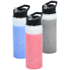View Image 4 of 5 of Mood Stainless Bottle with Flip Straw Lid - 26 oz.