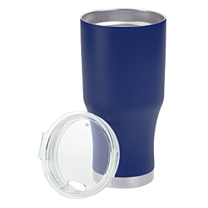 Additional Image 1 - a blue tumbler with a lid