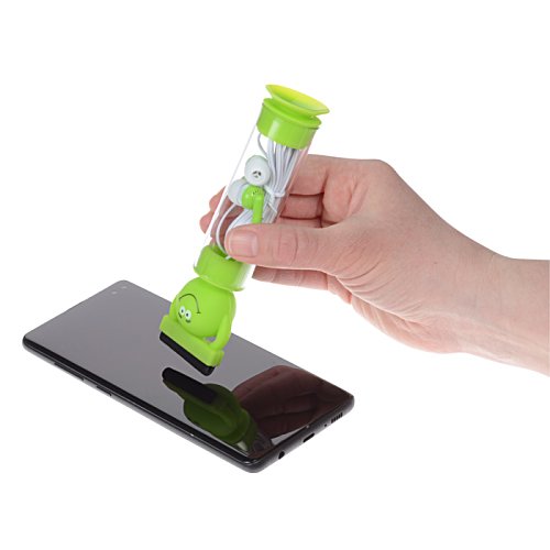 Additional Image 3 - a hand holding a green tube over a black tablet