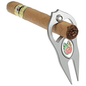 Additional Image 3 - a cigar cutter with a cigar in it