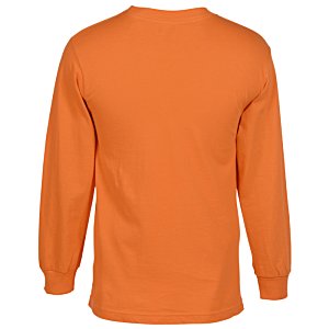 Additional Image 1 - a long sleeved orange shirt