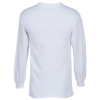 View Image 2 of 3 of American Apparel Classic Cotton LS T-Shirt - White - Screen