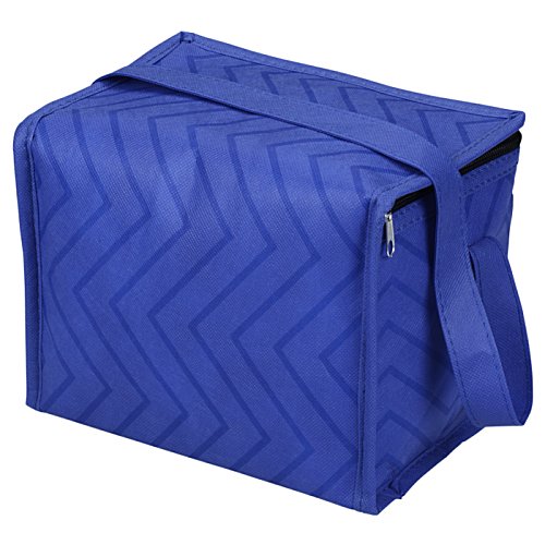 Tonal Zig Zag Accent Lunch Cooler - 24 hr Image 3 of 4