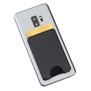 Additional Image 5 - a phone with a black and gold cover