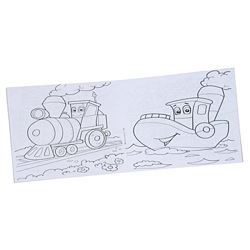 Kid's Colouring Book To-Go Set - Transportation Image 3 of 3