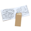 View Image 2 of 3 of Kid's Colouring Book To-Go Set - General - Full Colour