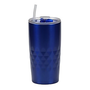 Additional Image 1 - a blue cup with a straw