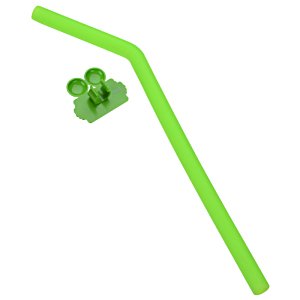Additional Image 4 - a green straw with a small green flower