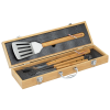 View Image 3 of 3 of Grill Master 3-Piece Bamboo BBQ Set