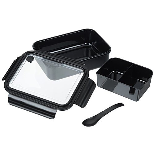 Additional Image 4 - a black and white lunch box