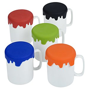 Additional Image 2 - a group of mugs with paint on them