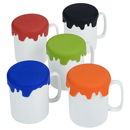 Additional Image 2 - a group of mugs with paint on them