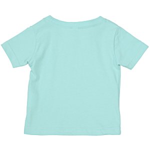 Additional Image 2 - a back of a light blue shirt