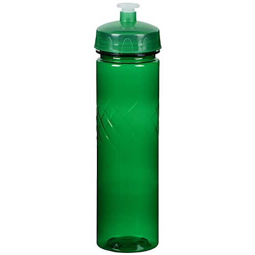 Additional Image 2 - a green water bottle with a white lid