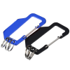 View Image 2 of 2 of Flat Carabiner Triple Keychain