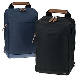 Additional Image 1 - a pair of black and blue luggage bags