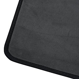 Additional Image 3 - a black mouse pad with a black edge