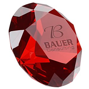 Additional Image 1 - a red gem with black text