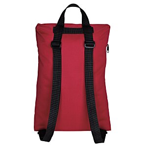 Additional Image 1 - a red backpack with black straps
